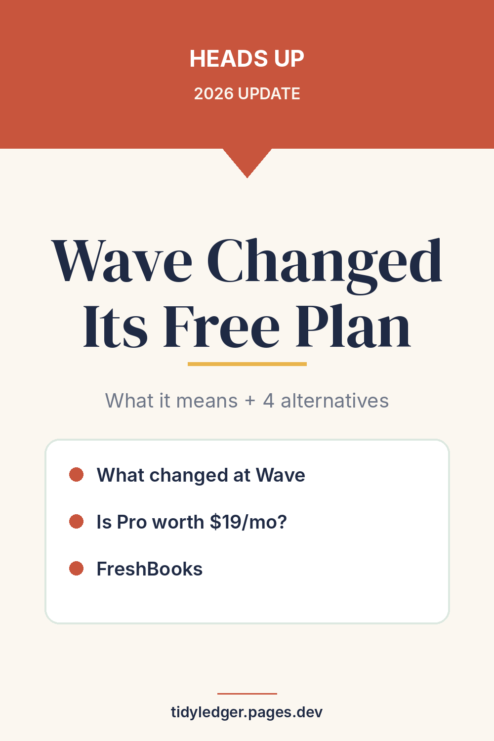 Wave changed its free plan: what it means and four alternatives